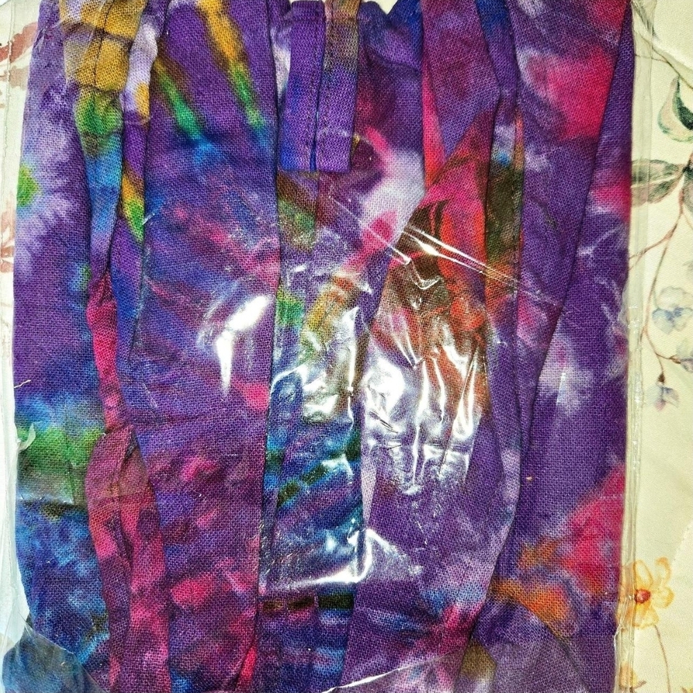 🌈 Gypsy Rose Lightweight Tie-Dye Cotton Bag – Available in Size Small 🎨